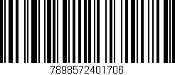 Código de barras (EAN, GTIN, SKU, ISBN): '7898572401706'