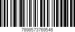 Código de barras (EAN, GTIN, SKU, ISBN): '7898573769546'