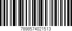 Código de barras (EAN, GTIN, SKU, ISBN): '7898574021513'