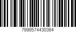 Código de barras (EAN, GTIN, SKU, ISBN): '7898574430384'
