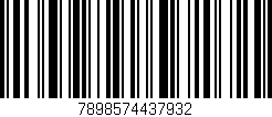Código de barras (EAN, GTIN, SKU, ISBN): '7898574437932'