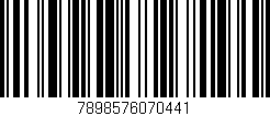Código de barras (EAN, GTIN, SKU, ISBN): '7898576070441'
