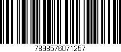 Código de barras (EAN, GTIN, SKU, ISBN): '7898576071257'