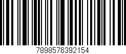 Código de barras (EAN, GTIN, SKU, ISBN): '7898576392154'