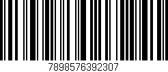 Código de barras (EAN, GTIN, SKU, ISBN): '7898576392307'