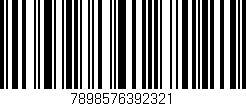 Código de barras (EAN, GTIN, SKU, ISBN): '7898576392321'