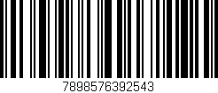 Código de barras (EAN, GTIN, SKU, ISBN): '7898576392543'
