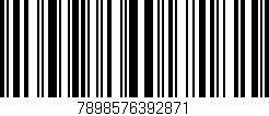 Código de barras (EAN, GTIN, SKU, ISBN): '7898576392871'