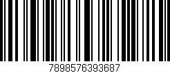 Código de barras (EAN, GTIN, SKU, ISBN): '7898576393687'