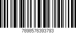 Código de barras (EAN, GTIN, SKU, ISBN): '7898576393793'