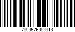 Código de barras (EAN, GTIN, SKU, ISBN): '7898576393816'