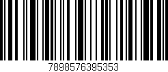 Código de barras (EAN, GTIN, SKU, ISBN): '7898576395353'