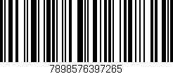 Código de barras (EAN, GTIN, SKU, ISBN): '7898576397265'