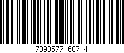 Código de barras (EAN, GTIN, SKU, ISBN): '7898577160714'