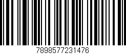 Código de barras (EAN, GTIN, SKU, ISBN): '7898577231476'