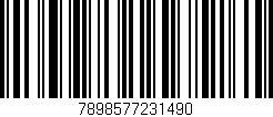 Código de barras (EAN, GTIN, SKU, ISBN): '7898577231490'