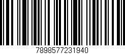 Código de barras (EAN, GTIN, SKU, ISBN): '7898577231940'