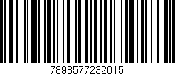Código de barras (EAN, GTIN, SKU, ISBN): '7898577232015'