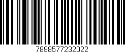 Código de barras (EAN, GTIN, SKU, ISBN): '7898577232022'