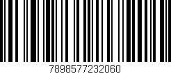 Código de barras (EAN, GTIN, SKU, ISBN): '7898577232060'