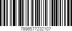 Código de barras (EAN, GTIN, SKU, ISBN): '7898577232107'