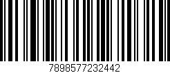 Código de barras (EAN, GTIN, SKU, ISBN): '7898577232442'