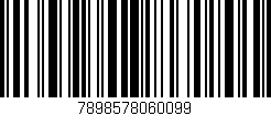 Código de barras (EAN, GTIN, SKU, ISBN): '7898578060099'