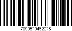Código de barras (EAN, GTIN, SKU, ISBN): '7898578452375'