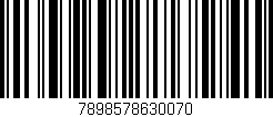 Código de barras (EAN, GTIN, SKU, ISBN): '7898578630070'