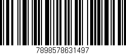 Código de barras (EAN, GTIN, SKU, ISBN): '7898578631497'