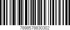 Código de barras (EAN, GTIN, SKU, ISBN): '7898578830302'