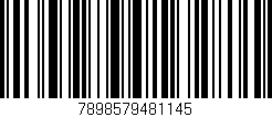 Código de barras (EAN, GTIN, SKU, ISBN): '7898579481145'