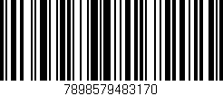 Código de barras (EAN, GTIN, SKU, ISBN): '7898579483170'