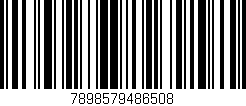 Código de barras (EAN, GTIN, SKU, ISBN): '7898579486508'