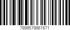 Código de barras (EAN, GTIN, SKU, ISBN): '7898579861671'