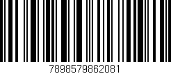 Código de barras (EAN, GTIN, SKU, ISBN): '7898579862081'