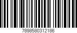 Código de barras (EAN, GTIN, SKU, ISBN): '7898580312186'