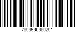 Código de barras (EAN, GTIN, SKU, ISBN): '7898580380291'