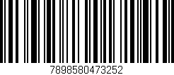Código de barras (EAN, GTIN, SKU, ISBN): '7898580473252'