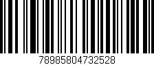 Código de barras (EAN, GTIN, SKU, ISBN): '78985804732528'
