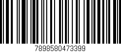 Código de barras (EAN, GTIN, SKU, ISBN): '7898580473399'