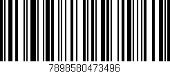 Código de barras (EAN, GTIN, SKU, ISBN): '7898580473496'