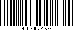 Código de barras (EAN, GTIN, SKU, ISBN): '7898580473566'