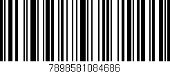 Código de barras (EAN, GTIN, SKU, ISBN): '7898581084686'