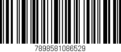 Código de barras (EAN, GTIN, SKU, ISBN): '7898581086529'