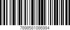Código de barras (EAN, GTIN, SKU, ISBN): '7898581086994'