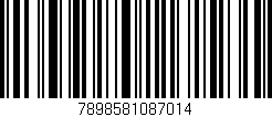 Código de barras (EAN, GTIN, SKU, ISBN): '7898581087014'