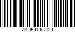 Código de barras (EAN, GTIN, SKU, ISBN): '7898581087038'