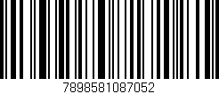 Código de barras (EAN, GTIN, SKU, ISBN): '7898581087052'