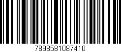Código de barras (EAN, GTIN, SKU, ISBN): '7898581087410'